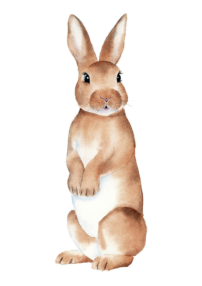 Rabbit Watercolor - Art Print - Zapista