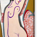 Recumbent Nude - Canvas Print