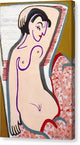 Recumbent Nude - Canvas Print