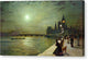 Reflections on the Thames, Westminster - Canvas Print