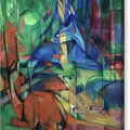 Rehe im Walde II - Canvas Print