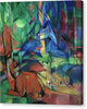 Rehe im Walde II - Canvas Print
