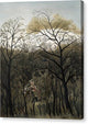 Rendezvous in the Forest - Canvas Print