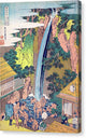 Roben Falls at Oyama in Sagami Province - Canvas Print