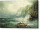Rocky Coastline, Cornwall - Canvas Print