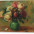 Roses in a Vase - Canvas Print