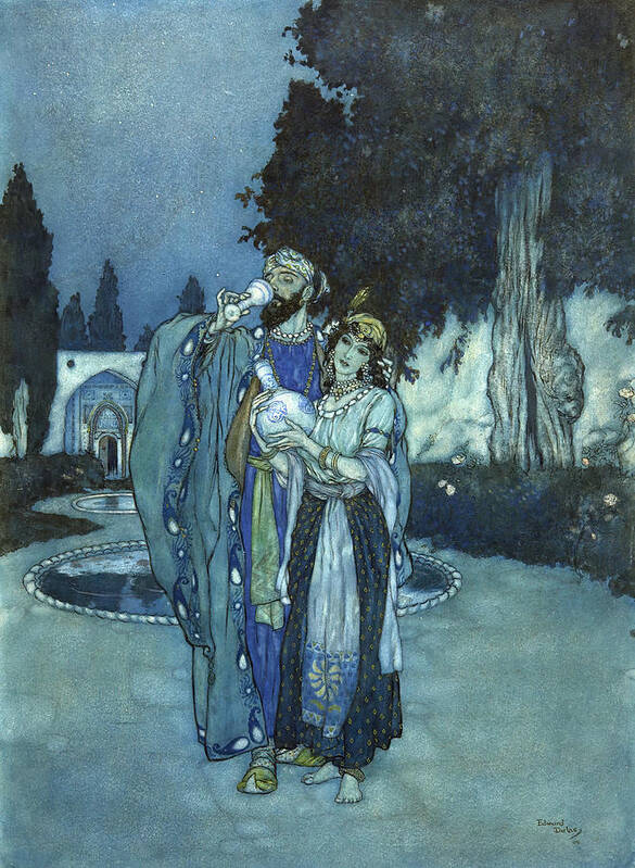 Rubaiyat II by Edmund Dulac - Art Print - Zapista