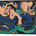 Ruhende Pferde - Canvas Print