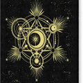 Sacred Lunar Sigil - Canvas Print