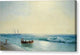 Sailors Coming Ashore - Canvas Print