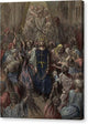 Saint Louis taken prisoner - Canvas Print