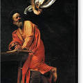Saint Matthew and the Angel - Canvas Print
