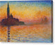 San Giorgio Maggiore at Dusk - Canvas Print