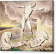 Satan Smiting Job with Sore Boils - Canvas Print