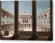 Saulengange, einen Hof umschliessend - Canvas Print