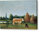 Scene in Bagneux on the Outskirts of Paris - Canvas Print