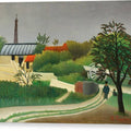 Scierie aux environs de Pari - Canvas Print