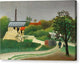 Scierie aux environs de Pari - Canvas Print