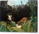Scouts Attacked by a Tiger - Canvas Print