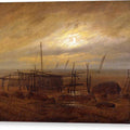 Seaside by Moonlight - Canvas Print