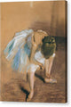 Seated Dancer - Canvas Print