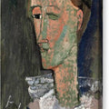 Self-Portrait as Pierrot - Canvas Print