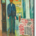 Self-Portrait. Between the Clock and the Bed - Canvas Print