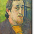 Self-Portrait Dedicated to Carriere - Canvas Print