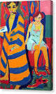 Self Portrait with a Model - Canvas Print