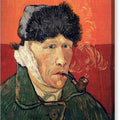 Self-Portrait with Bandaged Ear - Canvas Print