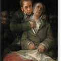 Self-portrait with Dr. Arrieta - Canvas Print