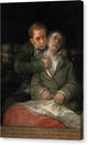 Self-portrait with Dr. Arrieta - Canvas Print