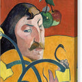 Self-Portrait with Halo and Snake - Canvas Print