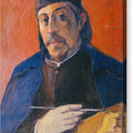 Self-Portrait with Palette - Canvas Print