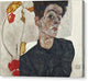 Self-Portrait With Physalis - Canvas Print