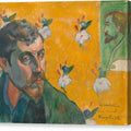 Self-portrait with portrait of Bernard, 'Les Miserables' - Canvas Print