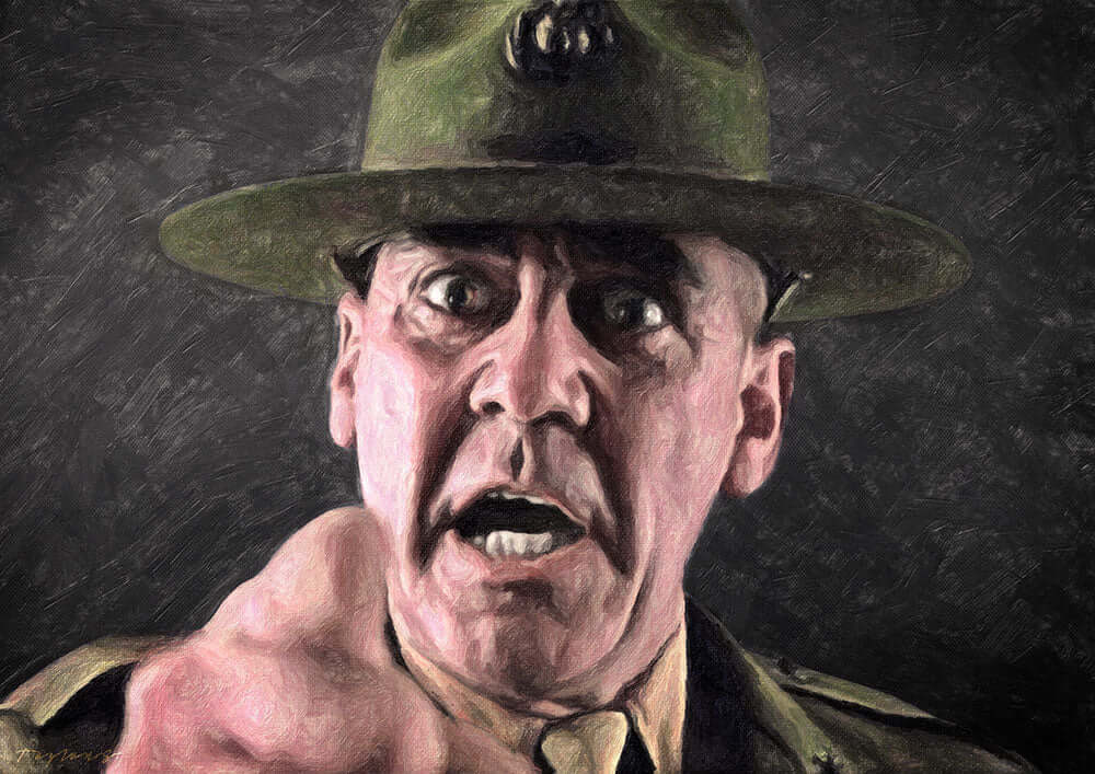 Sergeant Hartman - Art Print - Zapista