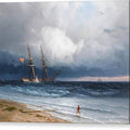 Ship by the Shore - Canvas Print