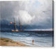 Ship by the Shore - Canvas Print