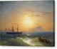 Shipping Off Ischia - Canvas Print