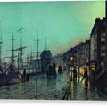 Shipping on the Clyde - Canvas Print