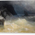 Shipwreck off the Black Sea Coast - Canvas Print