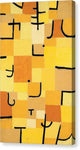 Signs in Yellow - Canvas Print