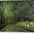 Silver Moonlight - Canvas Print