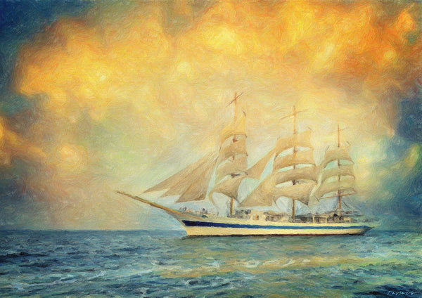 Smooth Sailing - Art Print - Zapista