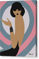 Spiral, Pink - Canvas Print