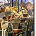 Spring in the Trenches, Ridge Wood, 1917 - Canvas Print
