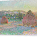 Stacks of Wheat - End of Summer - Canvas Print