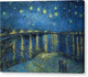 Starry Night Over the Rhone - Canvas Print