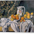 Still Life with a Curtain - Canvas Print